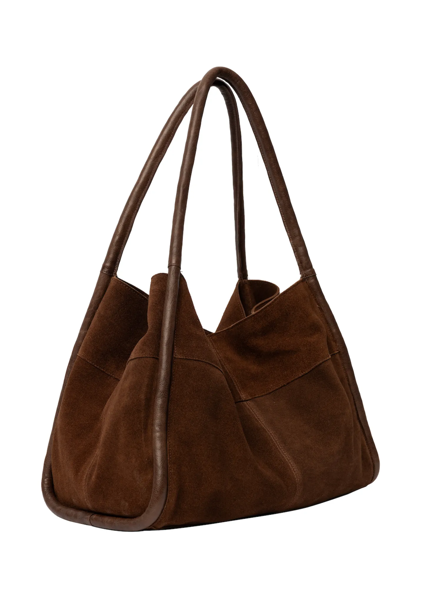 VIAMAJA Shopper i ruskind - Woodsmoke New