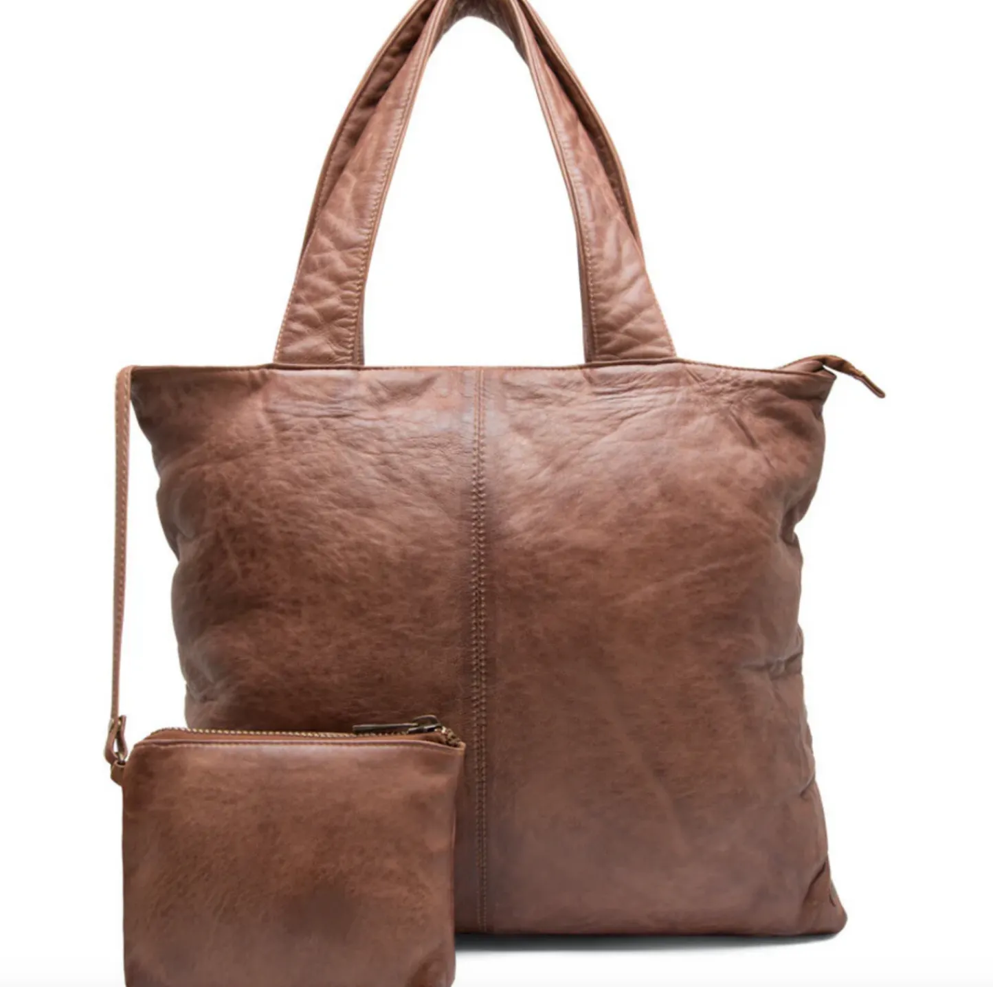 VIAMAJA Shopper ink clutch MILLE - Chestnut Discount