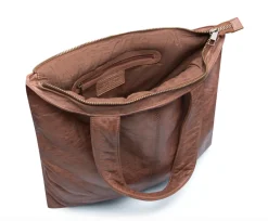 VIAMAJA Shopper ink clutch MILLE - Chestnut Discount