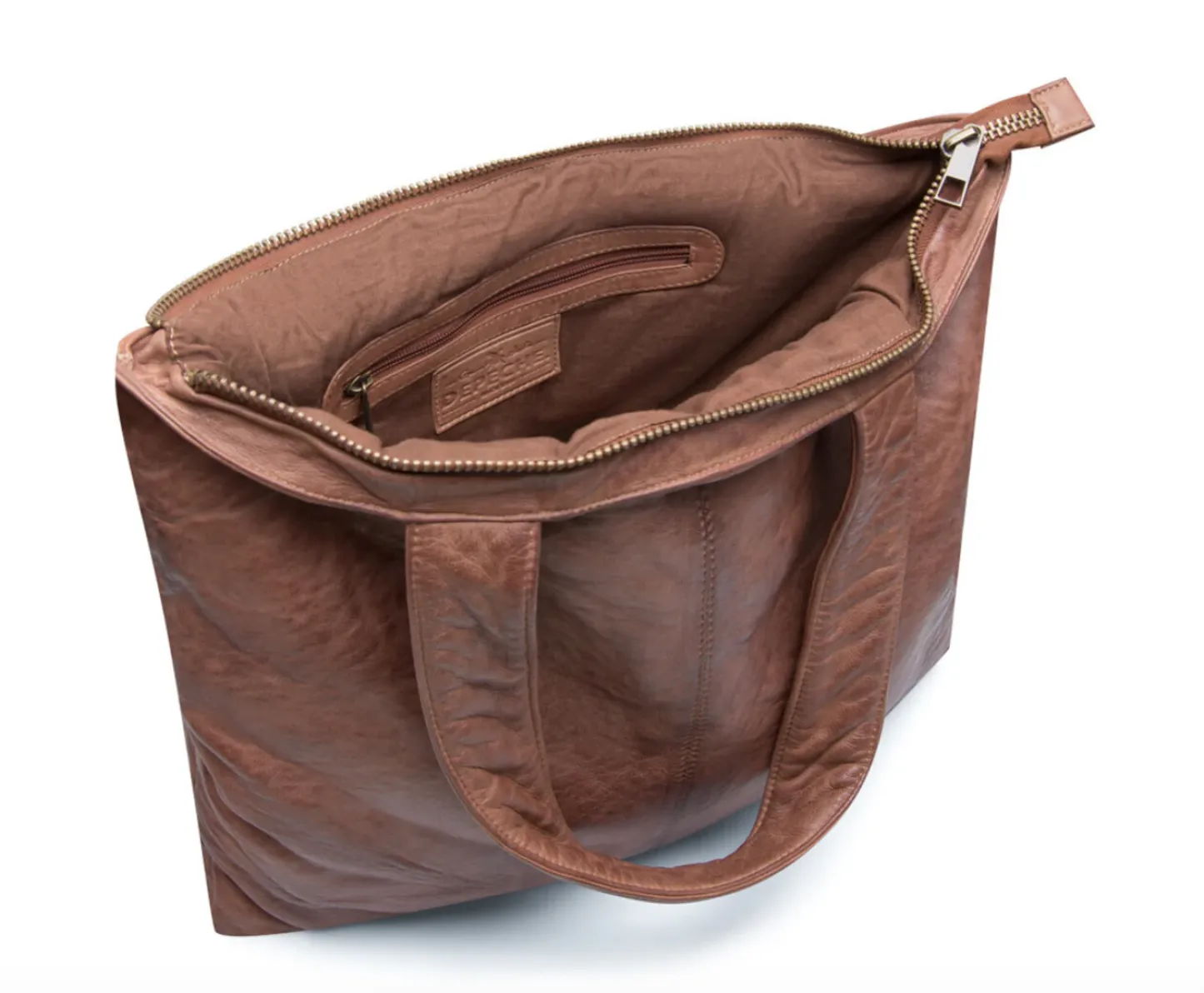 VIAMAJA Shopper ink clutch MILLE - Chestnut Discount
