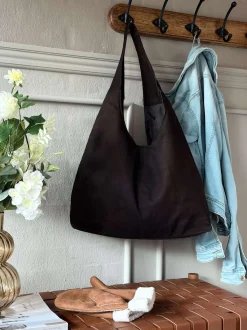 VIAMAJA Shopper Ruskind - Coffee brown Online