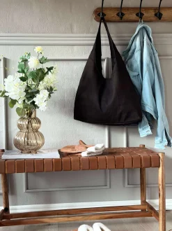 VIAMAJA Shopper Ruskind - Coffee brown Online