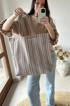 VIAMAJA Shopper Stribet Hot