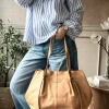 VIAMAJA Shopper XL i blød skindkvalitet - Sand Online