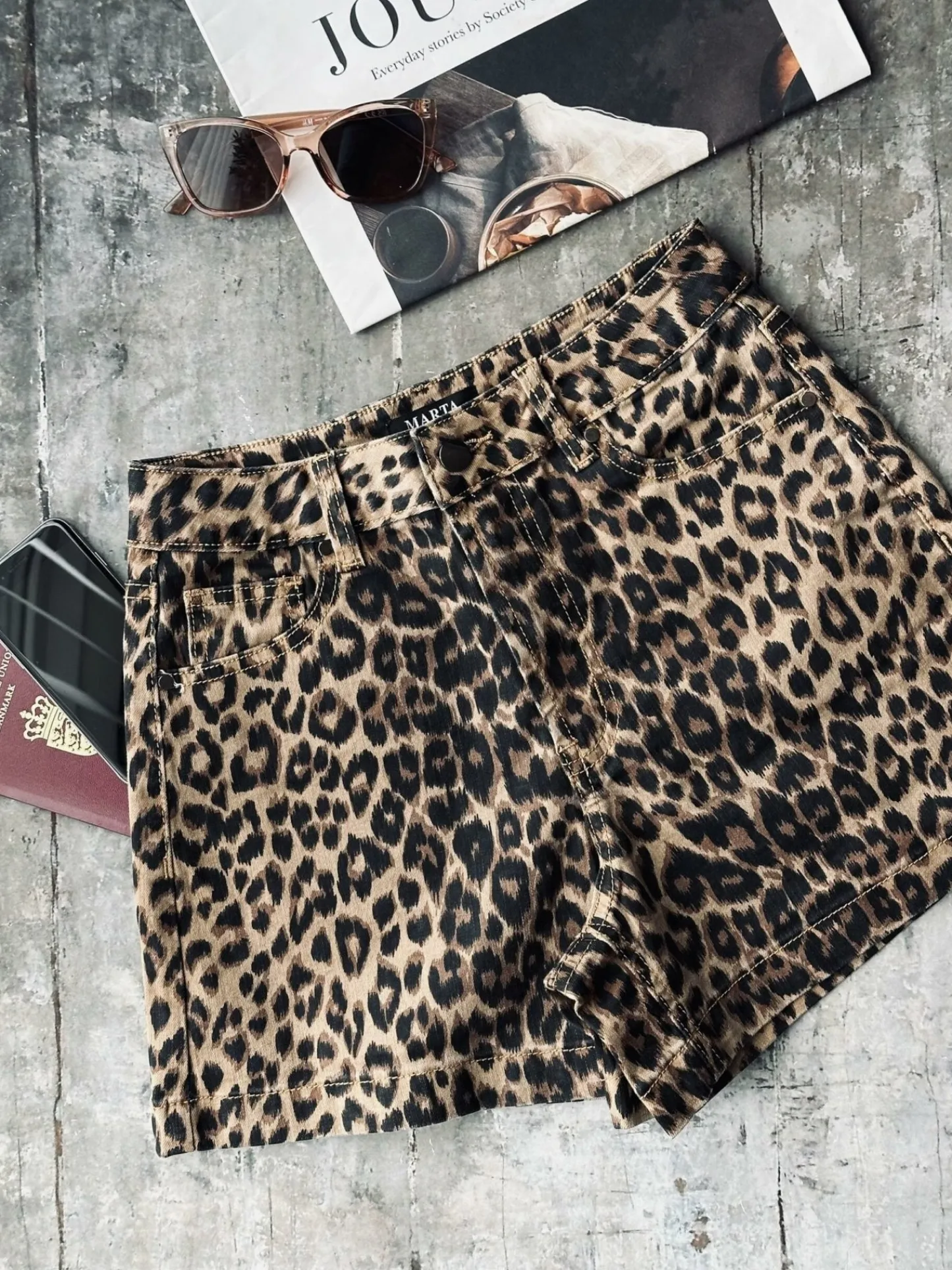 VIAMAJA Shorts Leopard Online