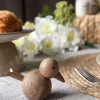 VIAMAJA Siddende Fugl - Amber Brun Lille Discount