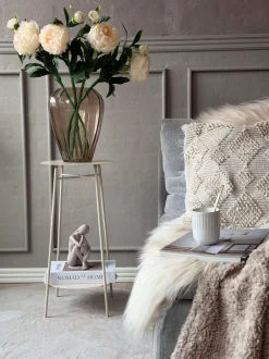 VIAMAJA Sidebord med hylde - Hvid Online