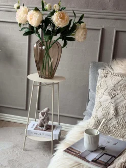 VIAMAJA Sidebord med hylde - Hvid Online