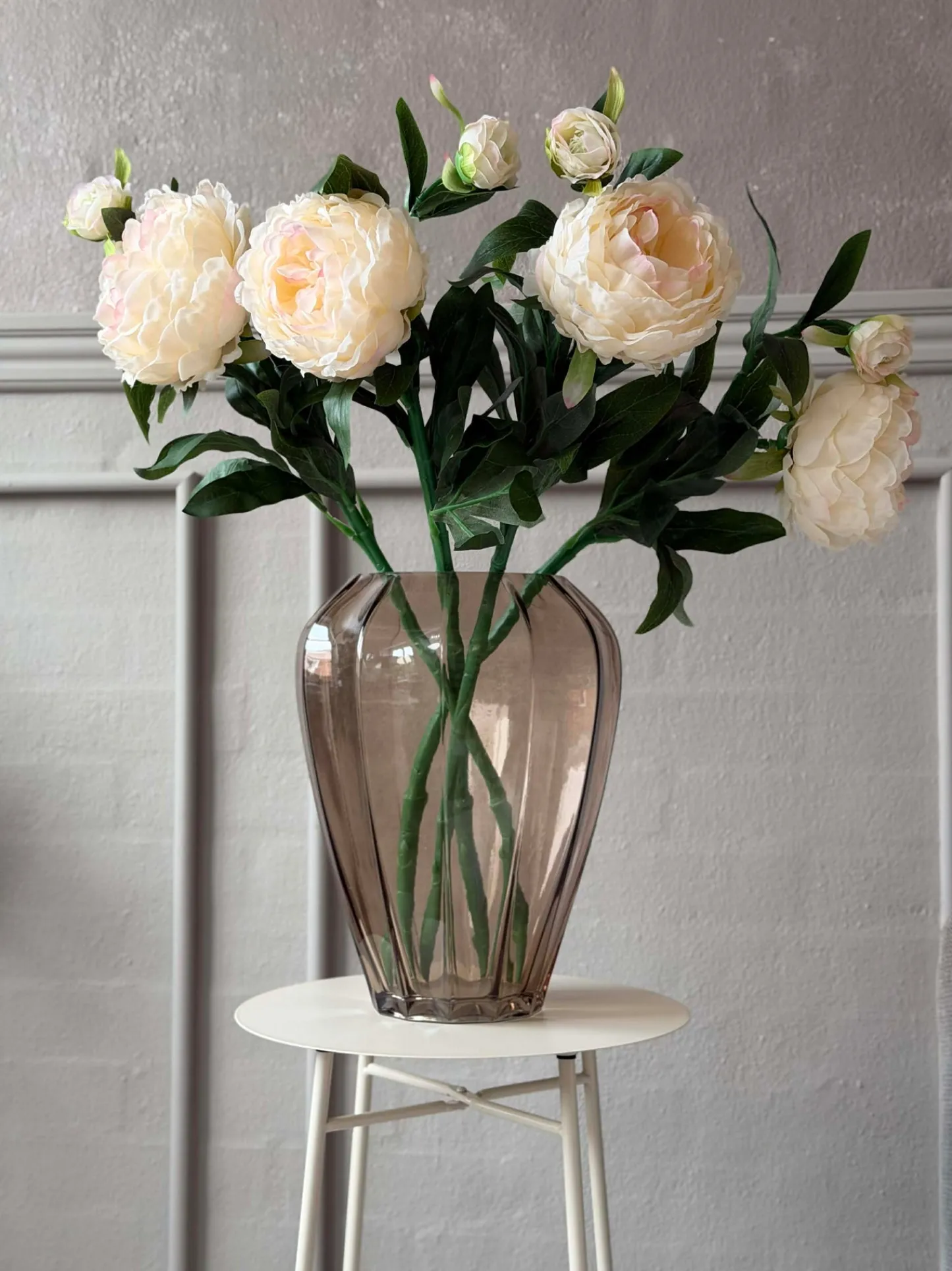 VIAMAJA Sidebord med hylde - Hvid Online