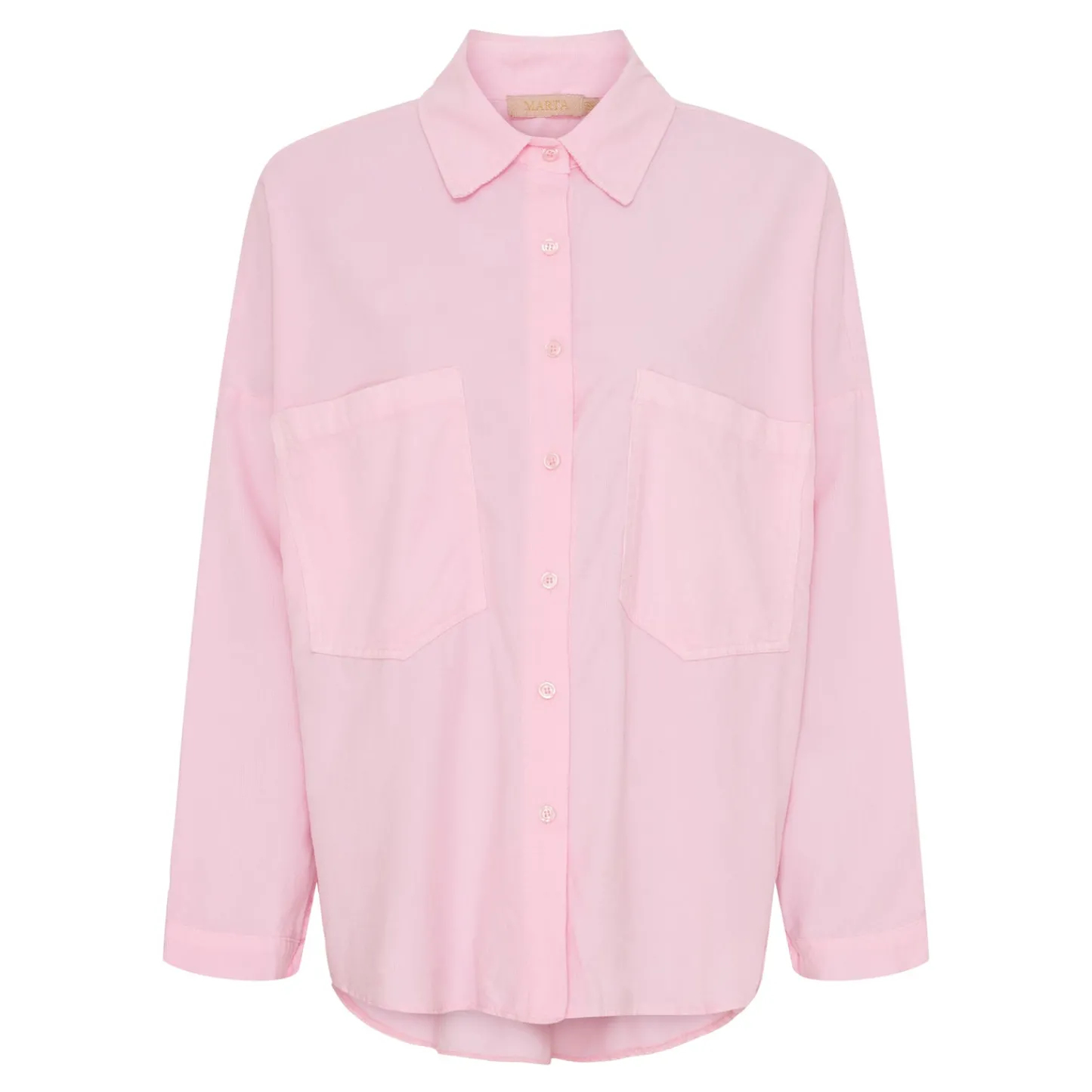VIAMAJA Skjorte baby fløjl - Pink Hot