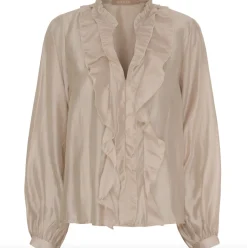 VIAMAJA Skjorte bluse - Naira Moro beige Best