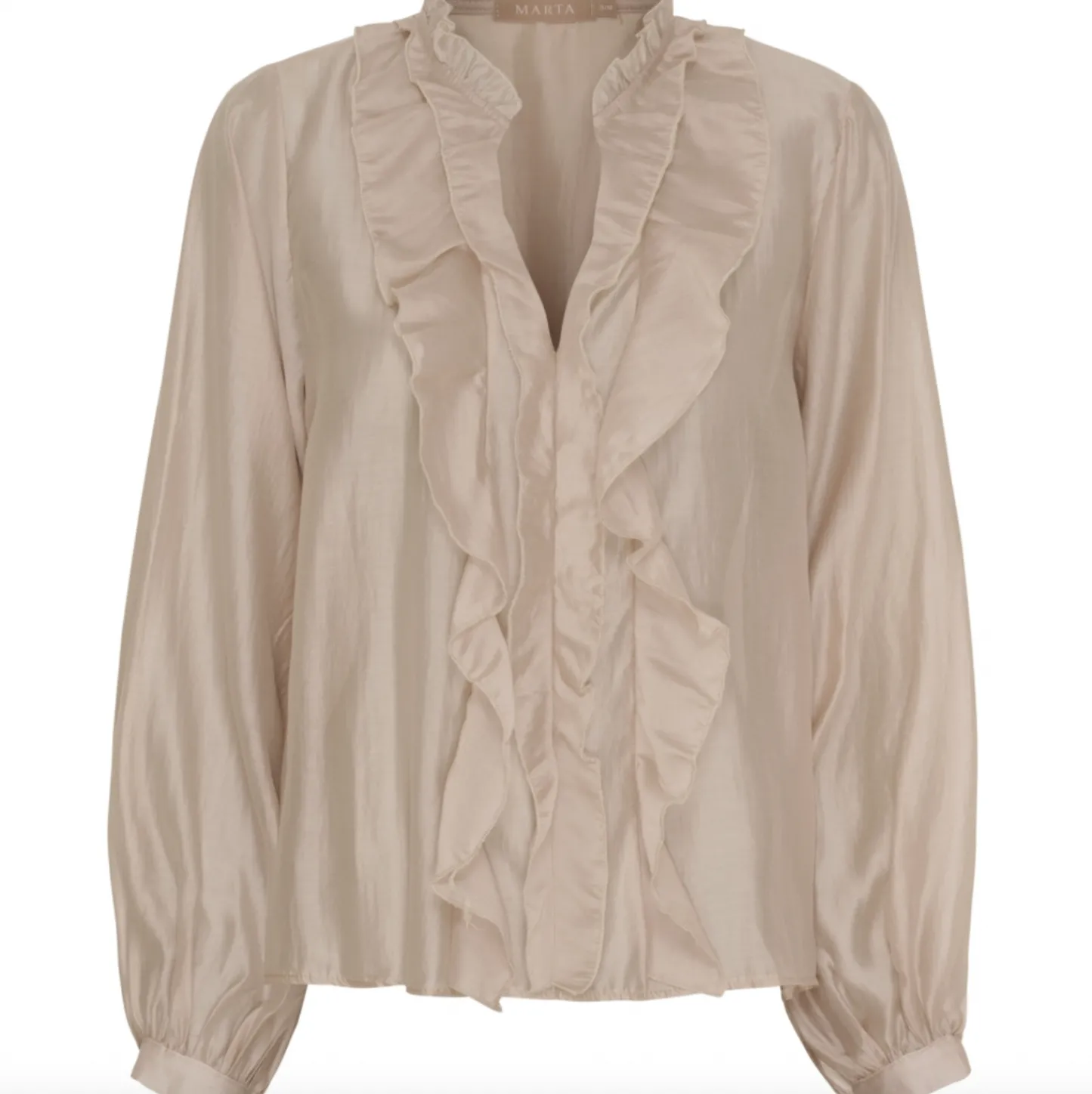 VIAMAJA Skjorte bluse - Naira Moro beige Best