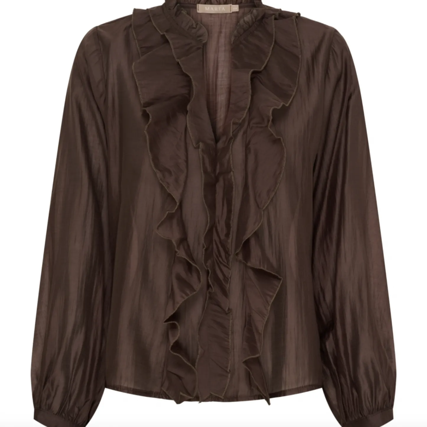 VIAMAJA Skjorte bluse - Naira Moro brown Discount