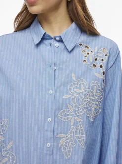 VIAMAJA Skjorte LARA blue Clearance