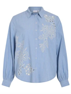VIAMAJA Skjorte LARA blue Clearance