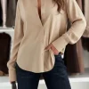 VIAMAJA Skjorte Molly - Beige