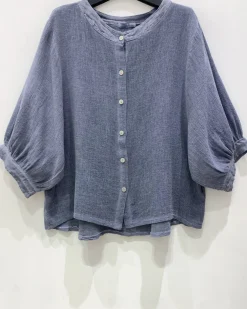 VIAMAJA Skjorte Nelly - Navy Sale