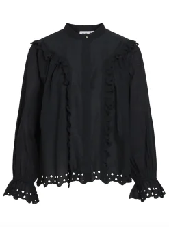VIAMAJA Skjorte Sally black