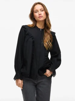 VIAMAJA Skjorte Sally black