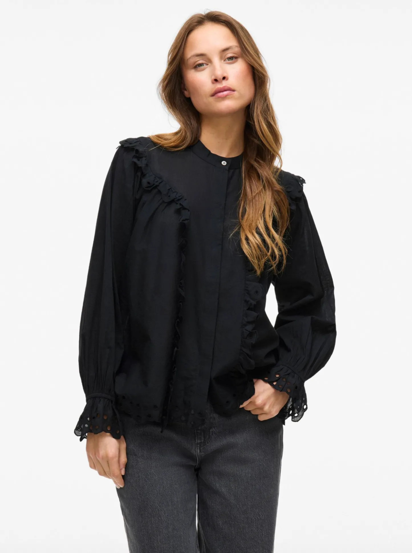 VIAMAJA Skjorte Sally black