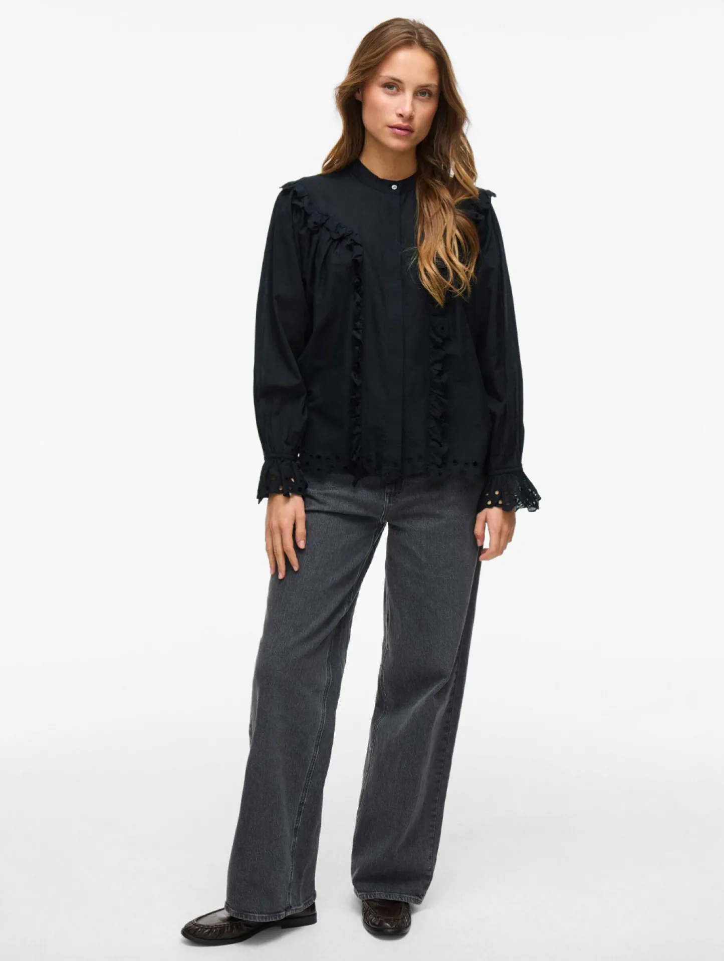 VIAMAJA Skjorte Sally black