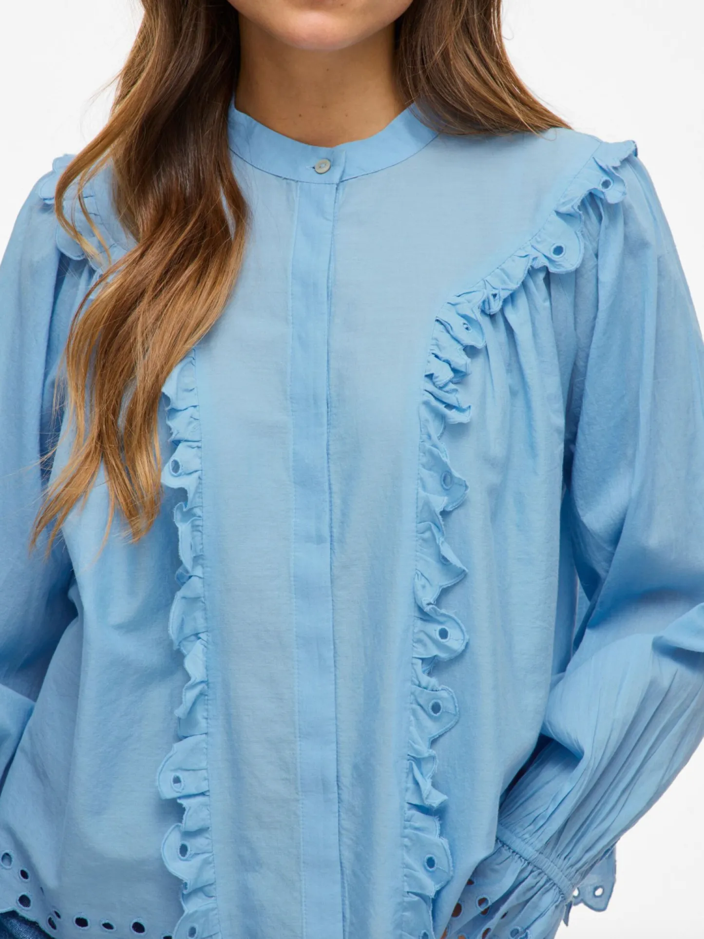 VIAMAJA Skjorte Sally blue Hot