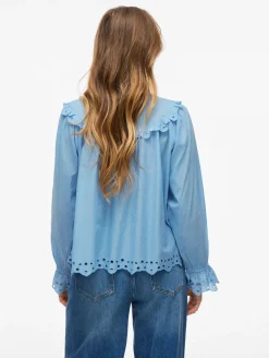 VIAMAJA Skjorte Sally blue Hot