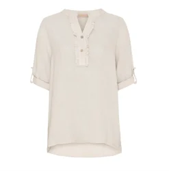 VIAMAJA Skjortebluse Vera hørmix - Nature Outlet