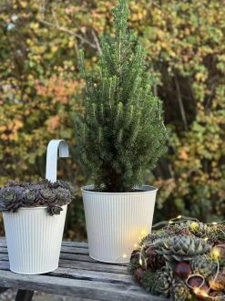 VIAMAJA Skjuler med riller - Hvid Discount