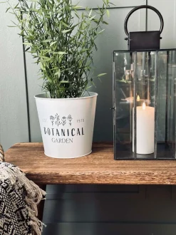 VIAMAJA Skjuler til blomster - Hvid Clearance