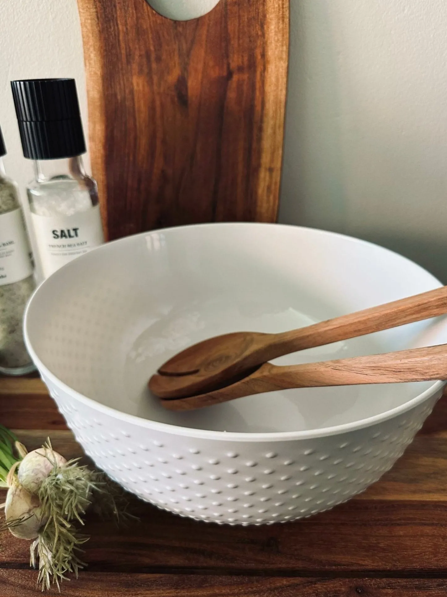 VIAMAJA Skål 25 cm – White Melamin Sale