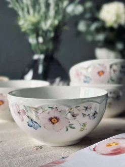 VIAMAJA Skål Flora Lilla Hot