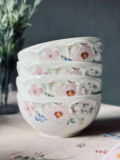 VIAMAJA Skål Flora Lilla Hot