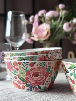 VIAMAJA Skål flower melamin Outlet
