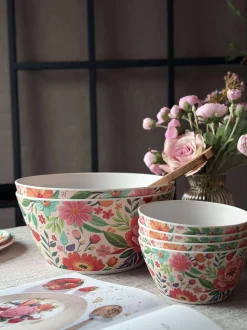 VIAMAJA Skål flower melamin Outlet