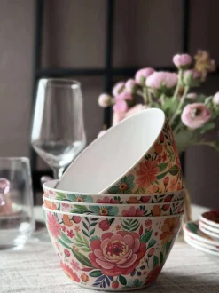 VIAMAJA Skål flower melamin Outlet