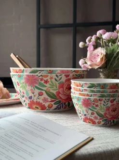 VIAMAJA Skål flower melamin Outlet