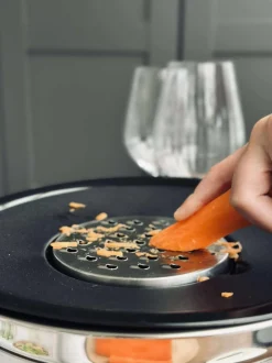 VIAMAJA Skål med snittelåg - Rustfrit stål Hot