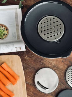 VIAMAJA Skål med snittelåg - Rustfrit stål Hot