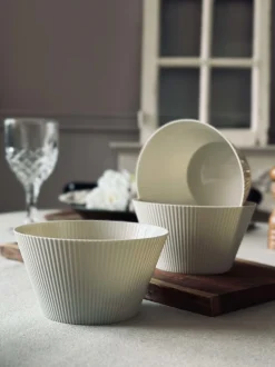 VIAMAJA Skål Norma Beige - 3 stk. New