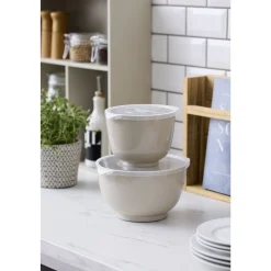 VIAMAJA Skåle sæt - med låg - 4 dele - Humus Clearance