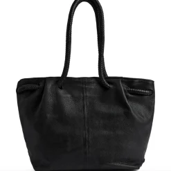 VIAMAJA Skuldertaske med smuk fletrem - Black Sale
