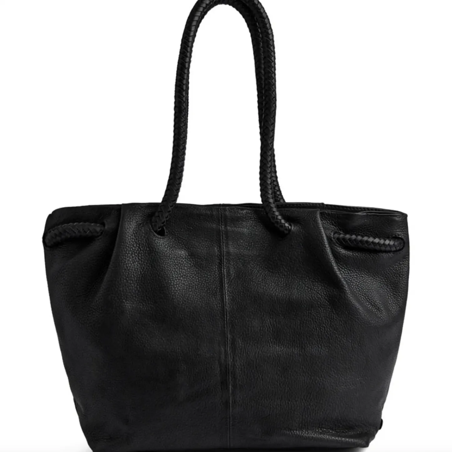 VIAMAJA Skuldertaske med smuk fletrem - Black Sale