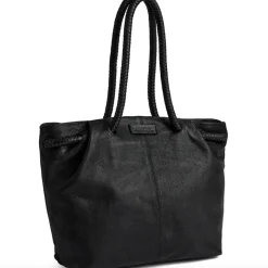 VIAMAJA Skuldertaske med smuk fletrem - Black Sale