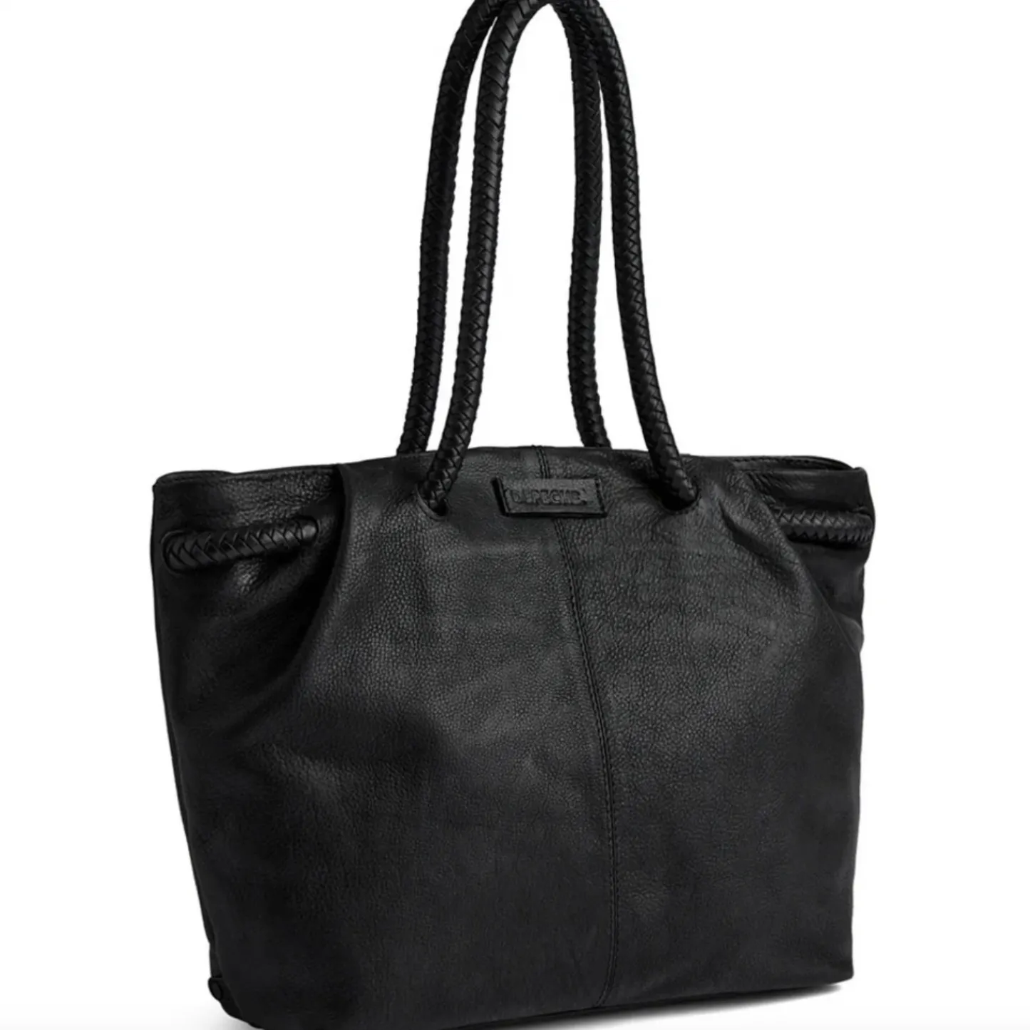VIAMAJA Skuldertaske med smuk fletrem - Black Sale