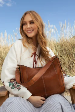 VIAMAJA Skuldertaske Neri Small - Walnut Sale