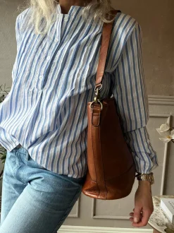 VIAMAJA Skuldertaske Nomi walnut New