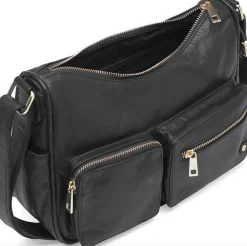 VIAMAJA Skuldertaske Sienna - Black gold