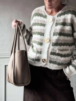 VIAMAJA Skuldertaske Taupe Sale