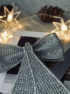 VIAMAJA Sløjfe glitter - Silver Online